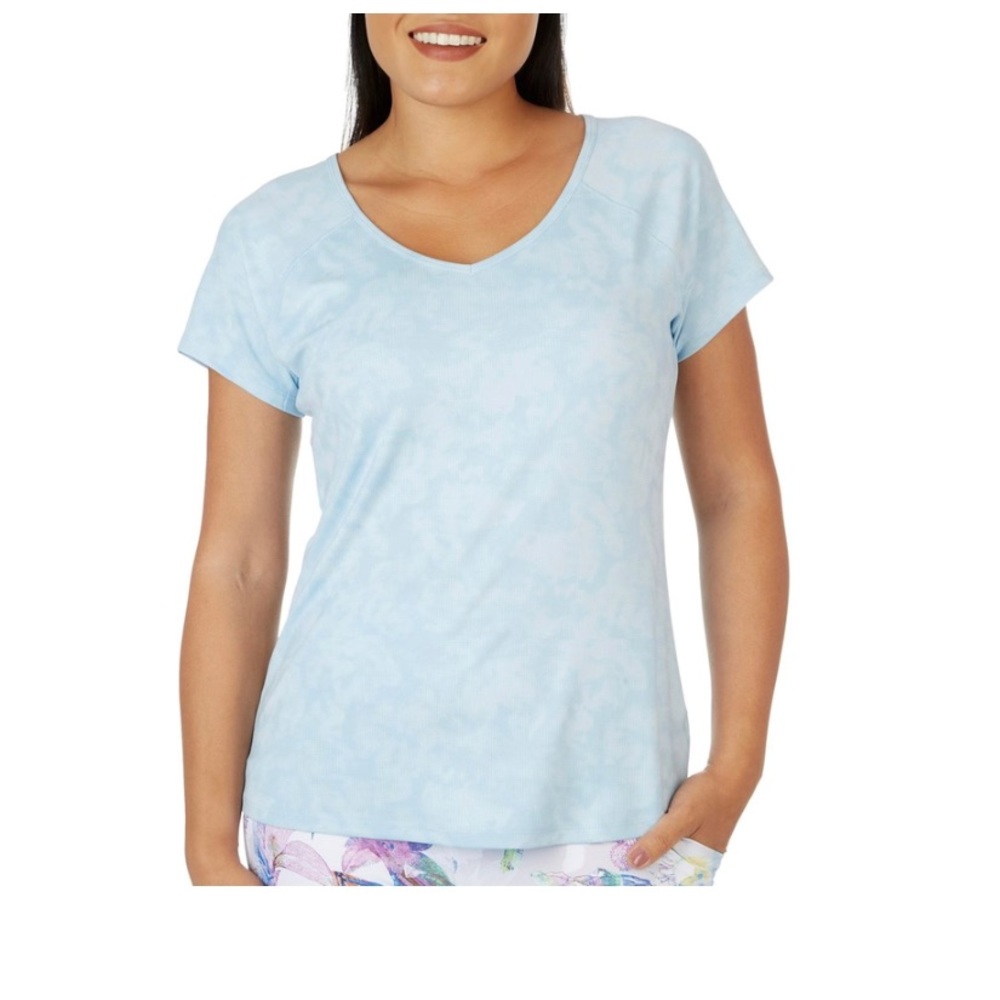 Woman’s fade resistant athletic top by RBX